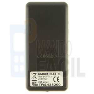 Mando garaje CARDIN S435-TX2 gris