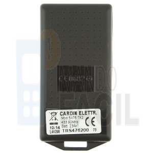 Mando garaje CARDIN S476-TX2 - 9 DIP switch