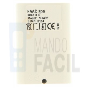 Mando garaje FAAC XT4 433 RC 