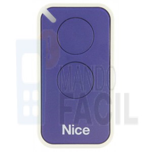 Mando garaje NICE ERA INTI 2 verde 433,92 MHz - Grabación en el receptor