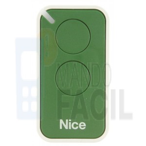 Mando garaje NICE ERA INTI 2 verde 433,92 MHz - Grabación en el receptor