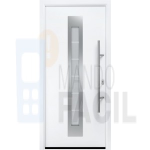 Puerta de entrada Hormann ThermoPro TPS 010 blanca