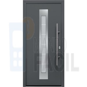 Puerta de entrada Hormann ThermoPro TPS 010 blanca