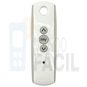 Mando persiana SOMFY TELIS 1 RTS pure 433,42 MHz - Programación en el 