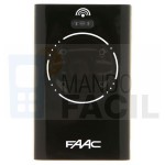 Mando garaje FAAC XT4 868 SLH Black