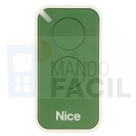 Mando garaje NICE ERA INTI 2 verde 433,92 MHz - Grabación en el receptor