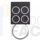 Mando garaje FAAC T4 433 SLH